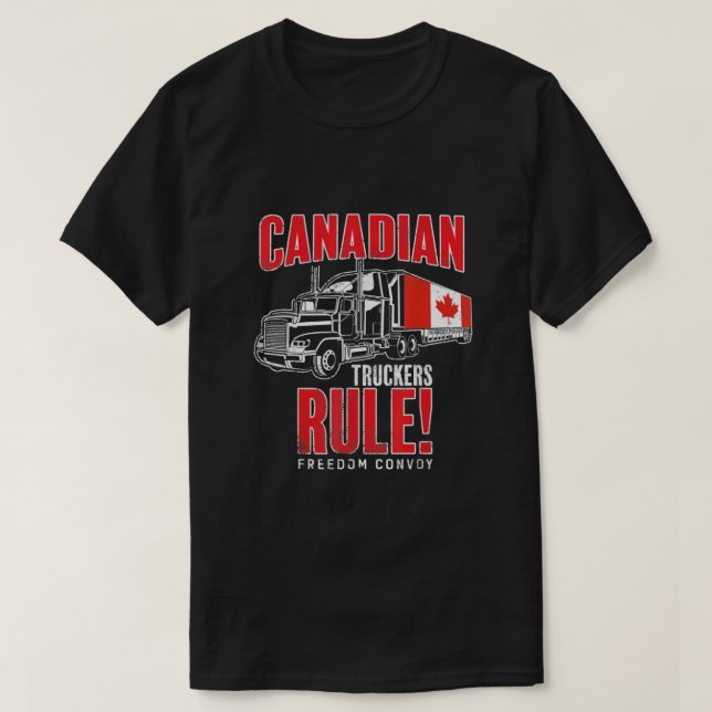 T-shirt Camions canadiens (Design devant)