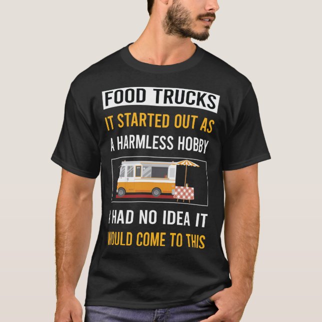 T-shirt Camions de Camion de fourrage sans danger (Devant)