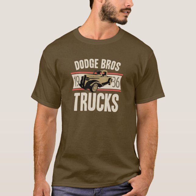 T-shirt Camions de Dodge Bros (Devant)