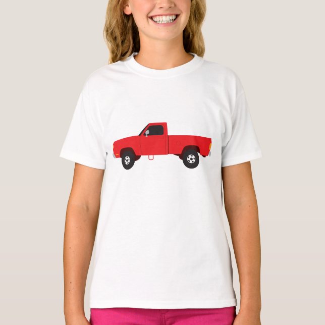 T-shirt Camions de transport de camionnettes (Devant)