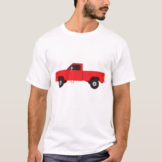 T-shirt Camions de transport de camionnettes (Devant)
