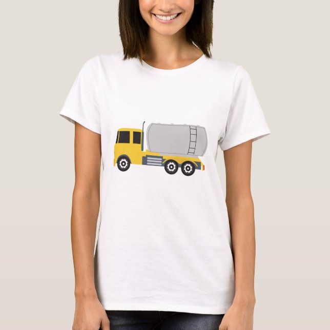 T-shirt Camions de transport de camions-citernes (Devant)