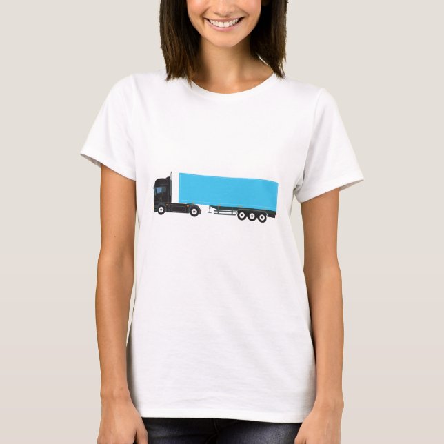 T-shirt Camions de transport semi-remorque (Devant)
