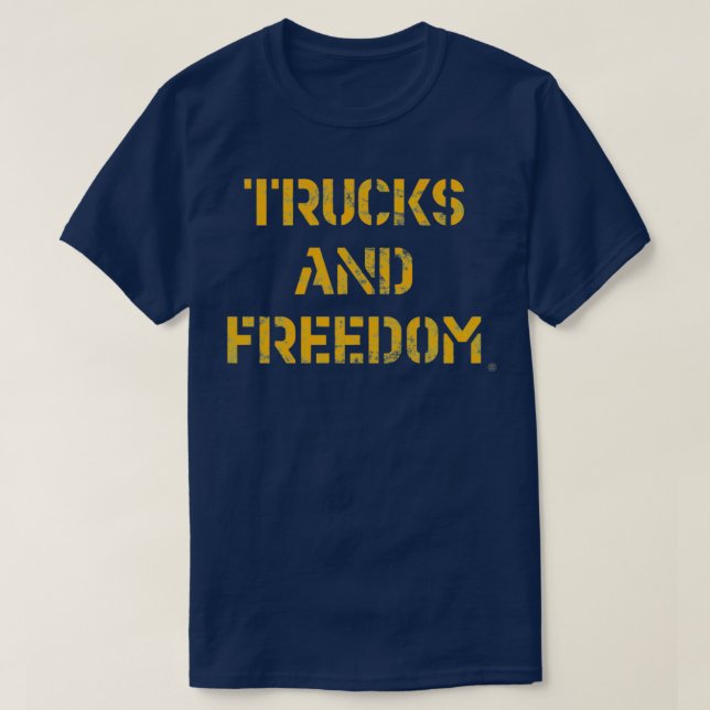 T-shirt Camions Et Liberté (Design devant)