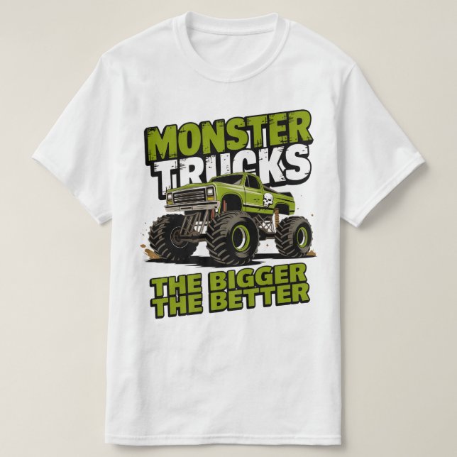 T-shirt Camions Monster - Les plus grands (Design devant)