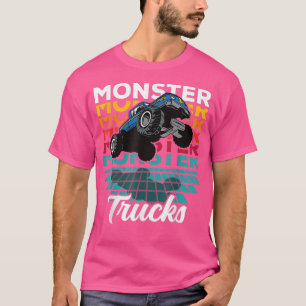 T-shirt Camions Monster Vintage 4x4