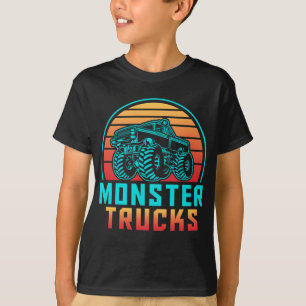 T-shirt Camions Monster Vintages rétro