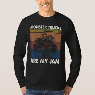 T-shirt Camions Monstres Sont Mes Trucks De Course De Véhi