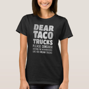 T-shirt Camions Taco s'il vous plaît envisager la croisièr