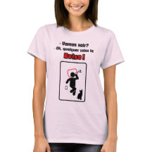 Camisa feminina Qualquer coisa te aviso!