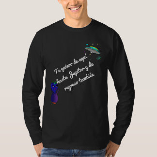 T-shirt Camisa manga larga, de aquí hasta Jupíter