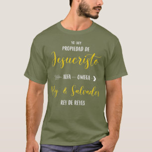 T-shirt Camisas Cristianas En Espanol espagnol christien