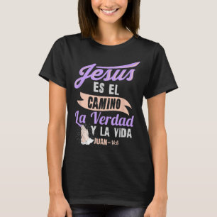 T-shirt Camisas Cristianas para mujeres Espagnol chrétien