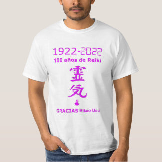 T-shirt Camiseta 100 Años de Reiki