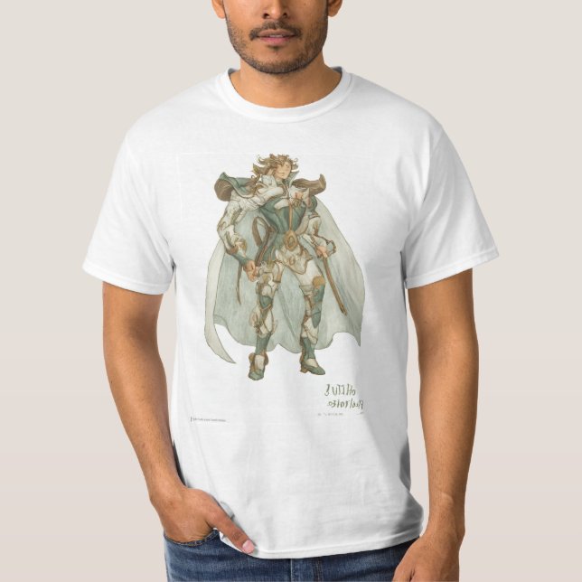 T-shirt Camiseta Aioria Leão cavaleiros do zodíaco (Devant)