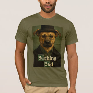 T-shirt Camiseta Barking Bad – Diseño Cómico de Perro con