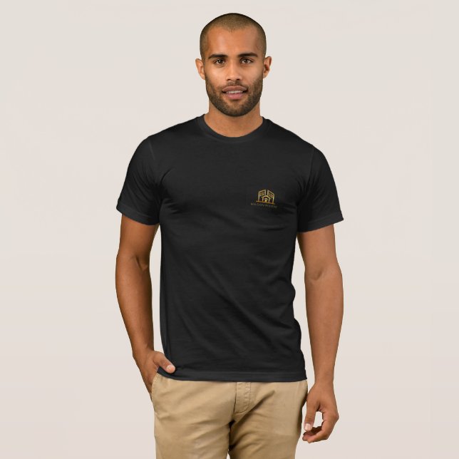 T-shirt Camiseta básica negra Maison Rivière (Devant entier)