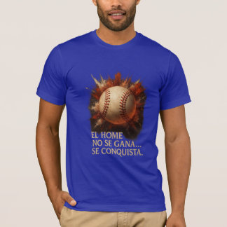 T-shirt Camiseta Béisbol Explosiva – Frase El Home No Se G