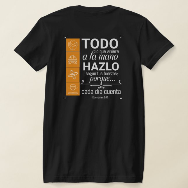 T-shirt Camiseta bienaventurados, comoda de manga corta (Couchage Retour)