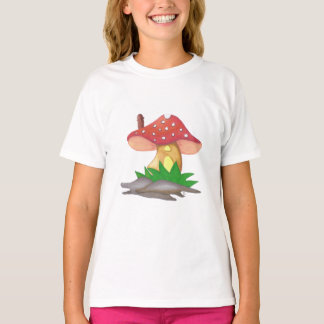 T-shirt Camiseta Casa de Cogumelo