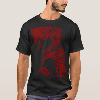 T-shirt Camiseta com desenho vermelho 
