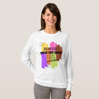 T-shirt Camiseta con texto Inspiracional '