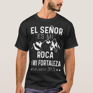 T-shirt Camiseta Cristiana En Espanol Versiculo Espagnol C