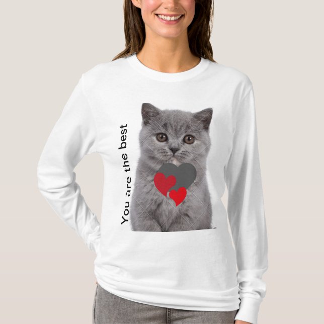 T-shirt Camiseta de mangas larga con diseño genial  (Devant)