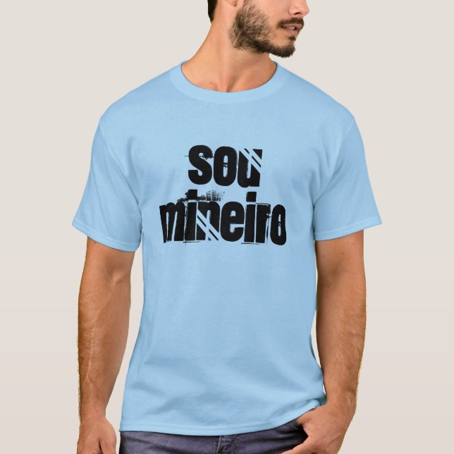 T-shirt camiseta de mineiro de sou (Devant)