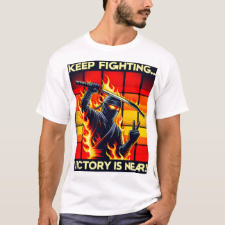 T-shirt Camiseta de Ninya y Mensaje Motivacional