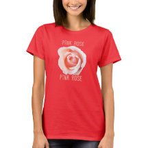 CAMISETA DE ROSA
