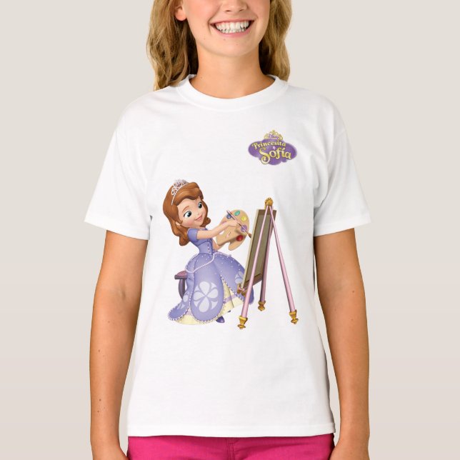 T-shirt Camiseta Digitalizada de la princesa Sofia  (Devant)