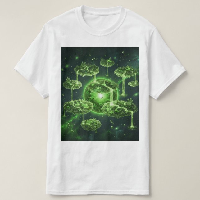 T-shirt Camiseta ecossistema flutuante (Design devant)