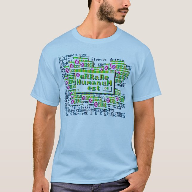 T-shirt Camiseta Errare Humanum Est (Devant)