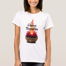 T-shirt Camiseta Feminina Básica Chama Sagrada-6
