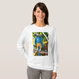 T-shirt Camiseta Feminina Básica de Mangas Longas
