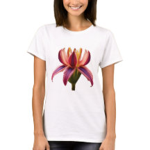 Camiseta Feminina Básica Flor