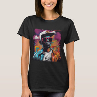 T-shirt Camiseta Feminina Básica - Street graffiti art Hip