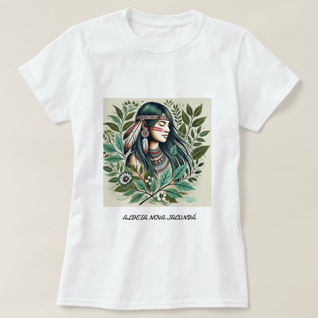 T-shirt camiseta feminina para o uso do dia a dia (Design devant)