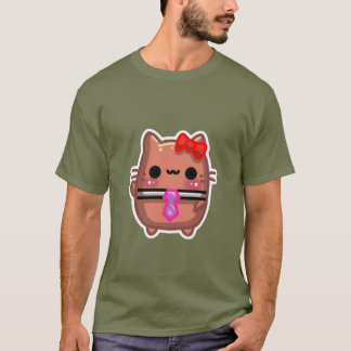 T-shirt Camiseta gato kawaii 