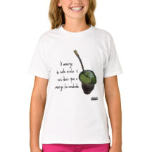 Camiseta gaudéria infantil feminina "mate amargo"
