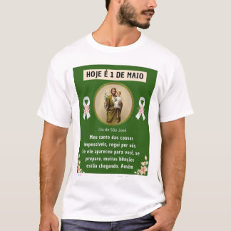 T-shirt Camiseta gola canoa Masculino simples em algodão 