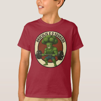 T-shirt Camiseta Infantil Brócolis é o Segredo - Front