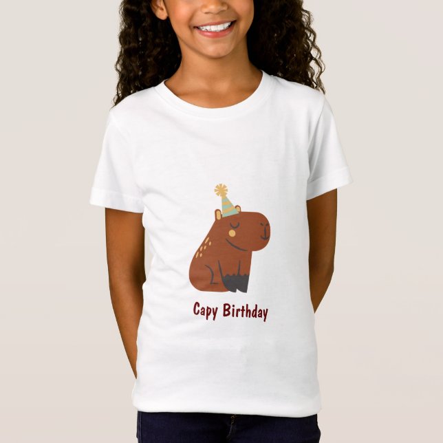 T-Shirt Camiseta Infantil Capivara (Devant)