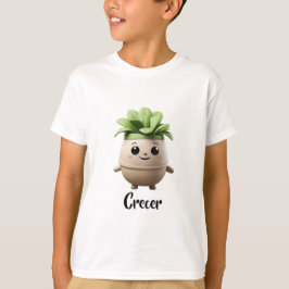 T-shirt Camiseta Infantil Pipo Crecer – Ilustración Positi