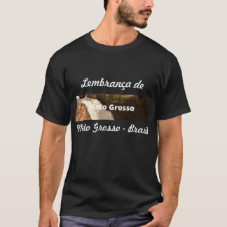 T-shirt Camiseta lembrança de Mato Grosso