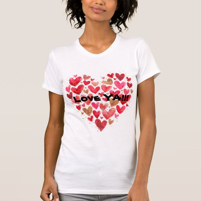 T-shirt Camiseta LOVE YA!!! (Devant)