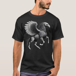 T-shirt Camiseta Masculina Básica Cavalo Águia-1