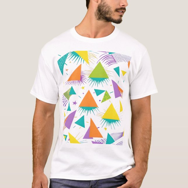 T-shirt Camiseta Masculina Básica Retrô-6 (Devant)