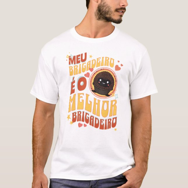 T-shirt Camiseta Masculina Meu Brigadeiro (Devant)